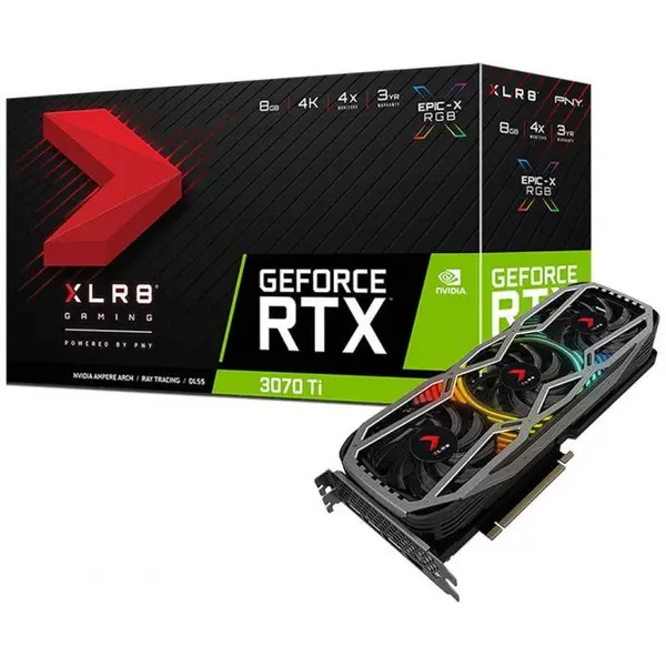 کارت گرافیک RTX 3070 Ti PNY XLR8 Gaming 8GB(دست دوم)
