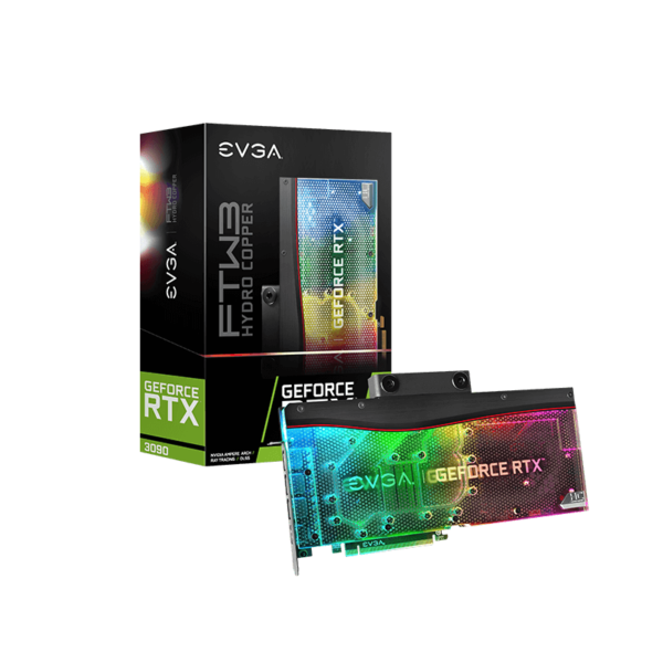 کارت گرافیک ای وی جی ای RTX 3090 FTW3 ULTRA HYDRO COPPER GAMING 24GB/حافظه ۲۴ گیگابایت