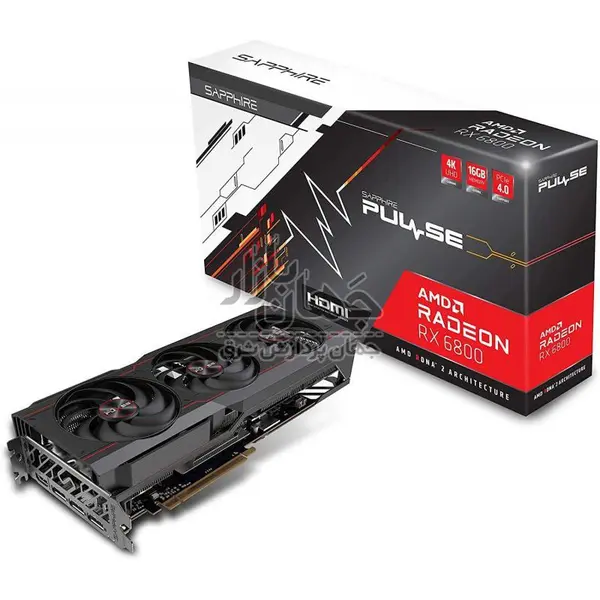 کارت گرافیک ای ام دی Sapphire Pulse Radeon RX 6800 Gaming 16GB Sapphire Pulse AMD Radeon RX 6800 Gaming 16GB