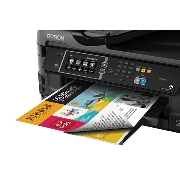 پرینتر جوهر افشان چندکاره اپسون مدل دبلیو اف 7610 Epson WorkForce WF-7610 All-in-One Inkjet Printer - 4