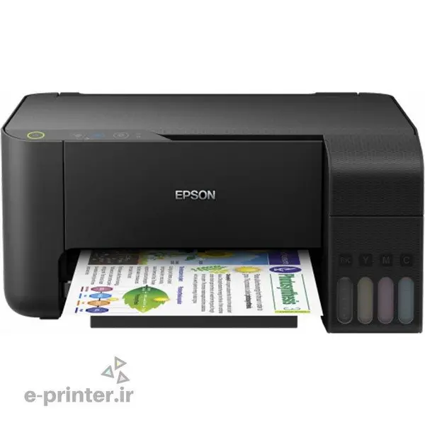 پرینتر جوهرافشان سه کاره اپسون مدل L3111 Epson L3111 Multifunction Inkjet Printer - 3
