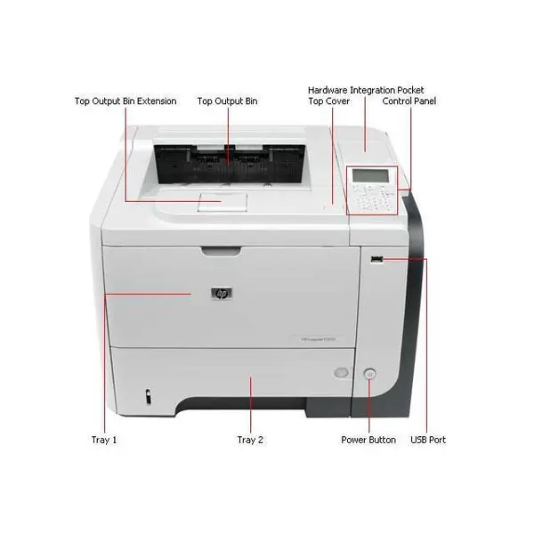 پرینتر اچ پی LJ Enterprise P3015d HP LJ Enterprise P3015d printer - 3