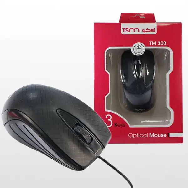 ماوس با سیم تسکو مدل تی ام 300 TSCO TM 300 USB Mouse - 3