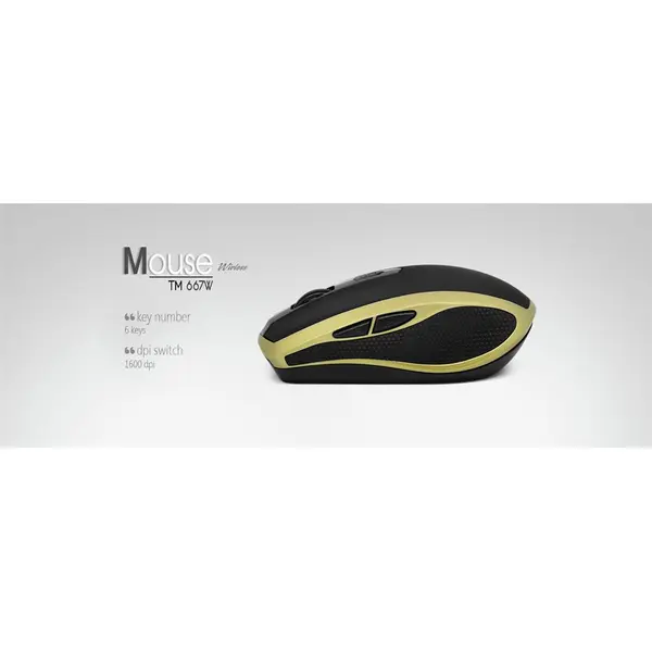ماوس بیسیم تسکو مدل تی ام 667 دبلیو TSCO TM 667W Wireless Mouse