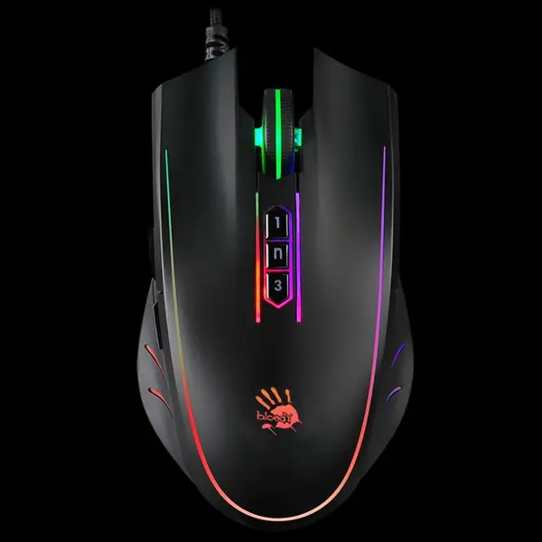 موس گیمینگ بلادی ای فورتک Bloody P81s A4tech Bloody P81S RGB Wired Gaming
