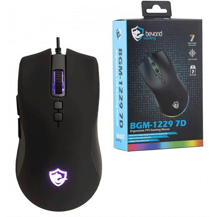 Beyond BGM1229 7D Wired Optical Mouse