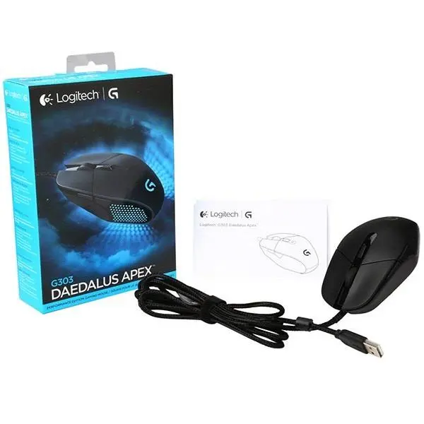 ماوس مخصوص بازی لاجیتک مدل G303 دادالوس اپکس پرفورمنس ادیشن Logitech G303 Daedalus Apex Performance Edition Gaming Mouse - 5