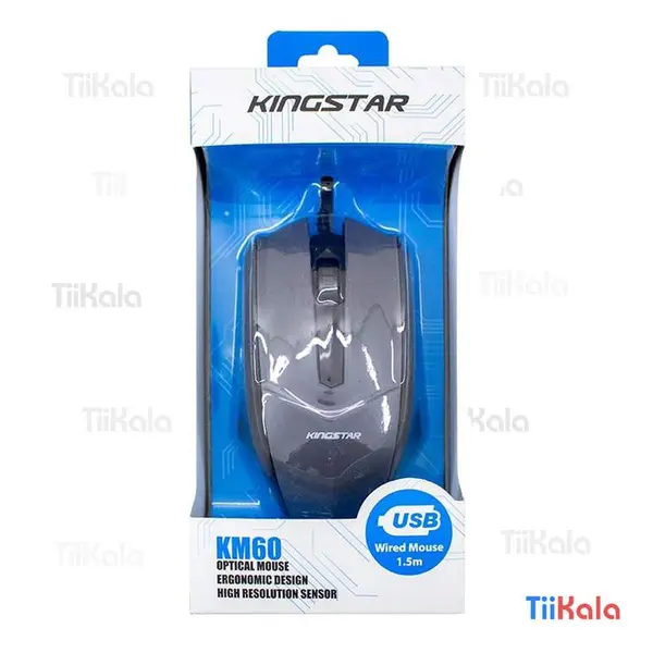 موس باسیم کینگ استار مدل KM60 Kingstar KM60 Mouse