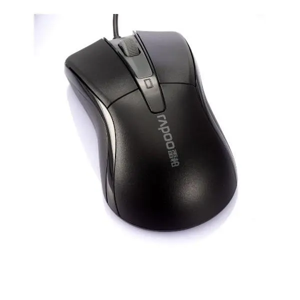 ماوس اپتیکال باسیم رپو مدل N1162 Rapoo USB Wired Mouse Black -N1162