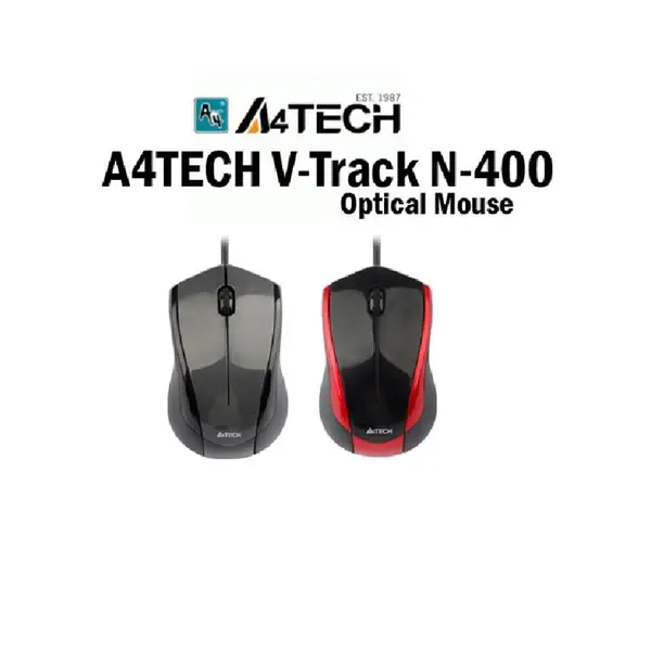 موس با سیم ای فورتک مدل N_400 A4Tech A4TECH N 400 Wired Mouse - 2