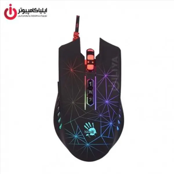 ماوس مخصوص بازی ای فورتک مدل P81 Mouse: A4Tech Bloody P81 Light Strike 5K RGB Animation Gaming - 4