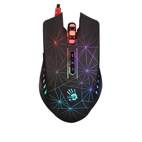 ماوس مخصوص بازی ای فورتک مدل P81 Mouse: A4Tech Bloody P81 Light Strike 5K RGB Animation Gaming - 3