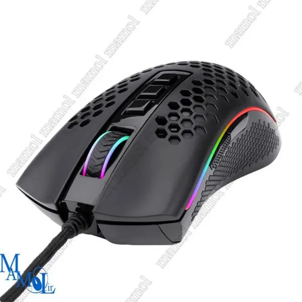 موس باسیم REDRAGON مدل STORM M808 RGB Redragon Storm M808 Wired Gaming Mouse
