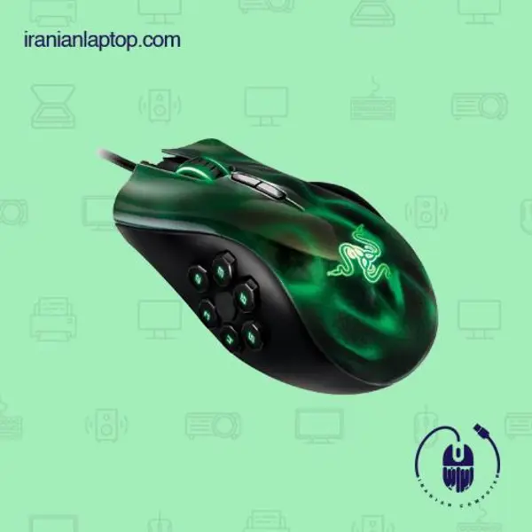 موس گیمینگ ریزر مدل RZ01-0075 Razer Naga Hex MOBA PC Gaming Mouse
