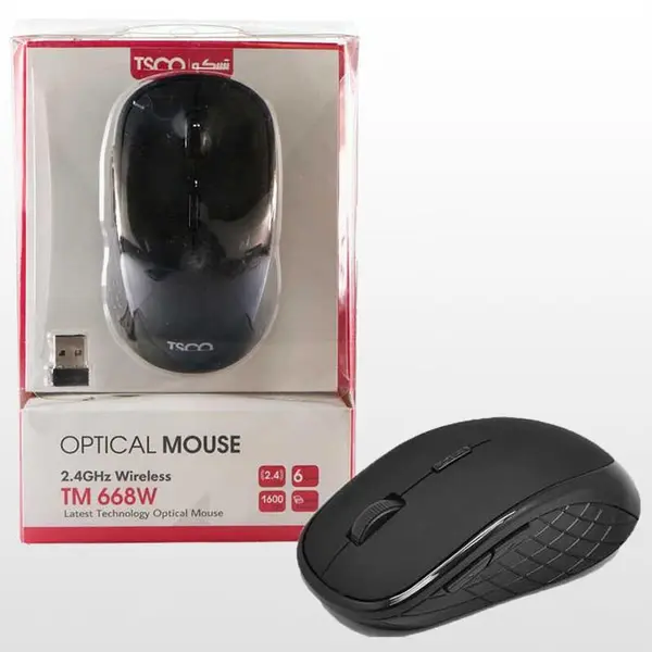 ماوس بی سیم تسکو مدل TM 668W