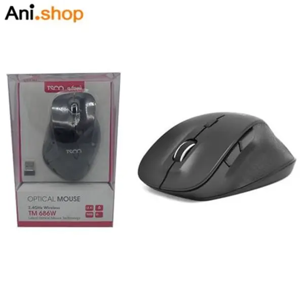 موس بی سیم تسکو TM 686W TSCO TM 686W Wireless Mouse
