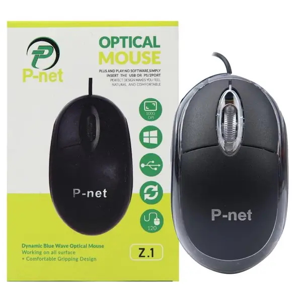 موس سیم دار کوچک پی نت Pnet Z-1