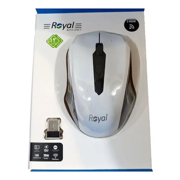 Royal MW113 Wireless Mouseماوس بی سیم - 5