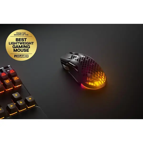 موس گیمینگ بی سیم استیل سریز مدل Aerox 5 Wireless steelseries aerox 5 wireless