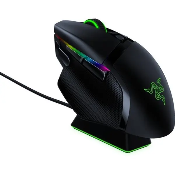 ماوس ریزر مدل Basilisk Ultimate به همراه داک شارژ Razer Basilisk Ultimate With Charging Dock Gaming Mouse
