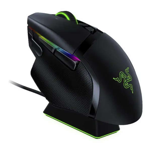 ماوس ریزر مدل Basilisk Ultimate به همراه داک شارژ Razer Basilisk Ultimate With Charging Dock Gaming Mouse