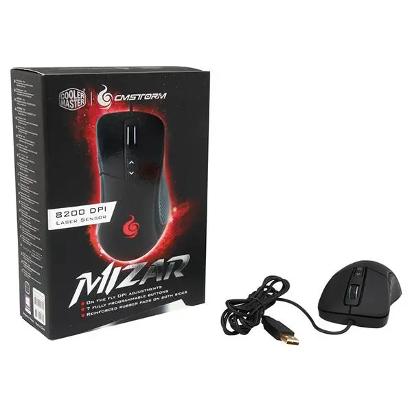 ماوس برند Cooler Master مدل CM-STORM GAMING MOUSE ALCOR Mouse: Cooler Master CM Storm Alcor Gaming