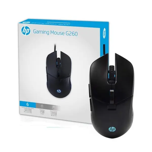 موس سیمی HP G260 new/ گیم هفت رنگ - 2