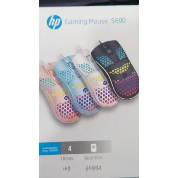 موس سیمی HP S600 / گیم هفت رنگ