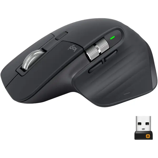 موس بی سیم برند Logitech | مدلMx Master 3| ماوس بی سیم پیشرفته – اسکرول فوق سریع | 4000 نقطه در اینچ، استفاده در هر سطح | ارگونومیک | شارژ سریع USB-C، بلوتوث، | سازگار با کامپیوتر / مک / آی پد / لینوکس- زمان تحویل 2 تا 3 هفته کاری