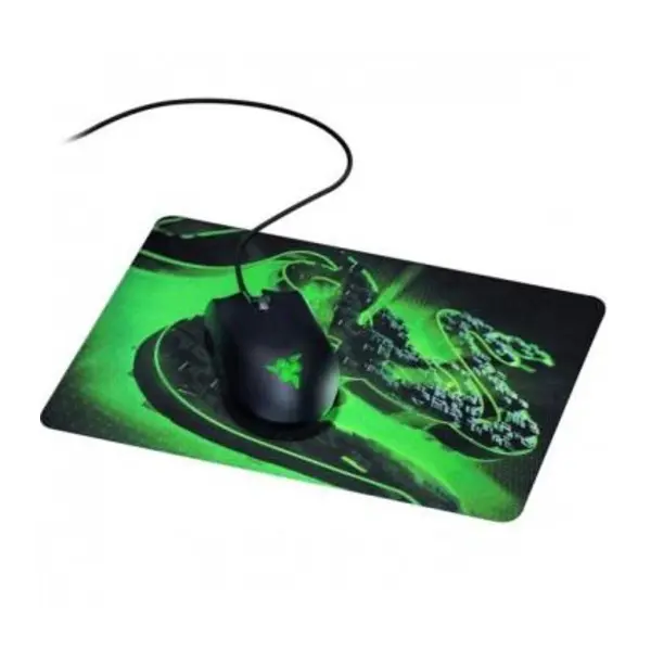 باندل موس و پدموس ریزر Razer Mouse Abyssus Lite & Mouse Pad Goliathus Mobile Construct Bundle Razer Abyssus Lite Mouse & Goliathu - 2