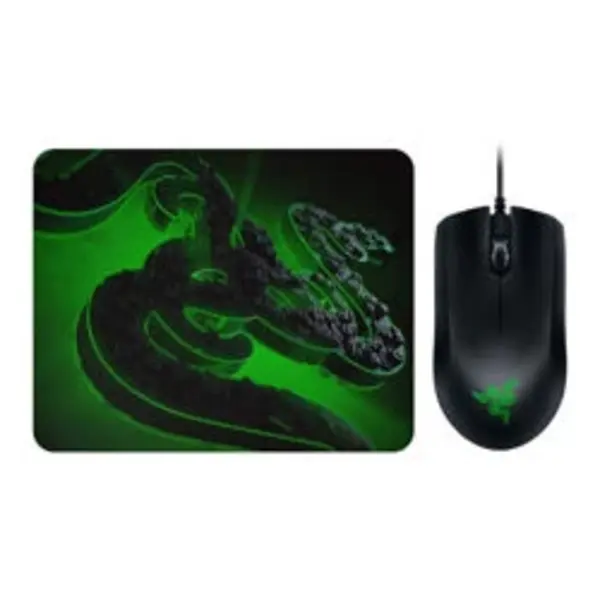 باندل موس و پدموس ریزر Razer Mouse Abyssus Lite & Mouse Pad Goliathus Mobile Construct Bundle Razer Abyssus Lite Mouse & Goliathu - 3