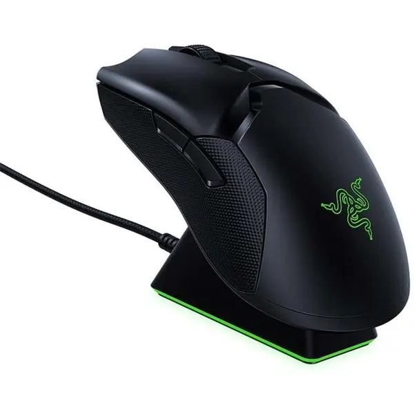 موس بی سیم گیمینگ Razer مدل Viper Ultimate همراه با پایه شارژ Mouse: Razer Viper Ultimate Hyperspeed Wireless Gaming With Charging Dock