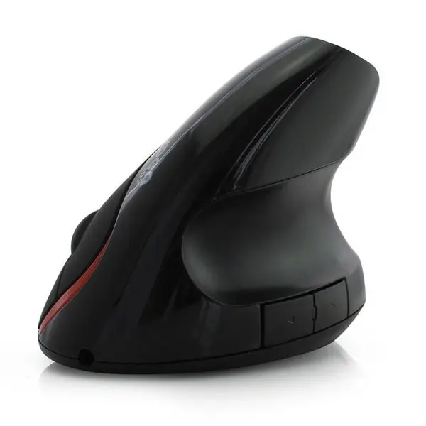 ماوس وایرلس تراست مدل Rechargeable Ergonomic 2.4GHz Ergonomic Vertical Wireless Mouse Optical Rechargeable Cordless Mice USB Receiver,1600 DPI 5 Buttons Gaming Mouse Laptop ComputerBlack,Right Hand
