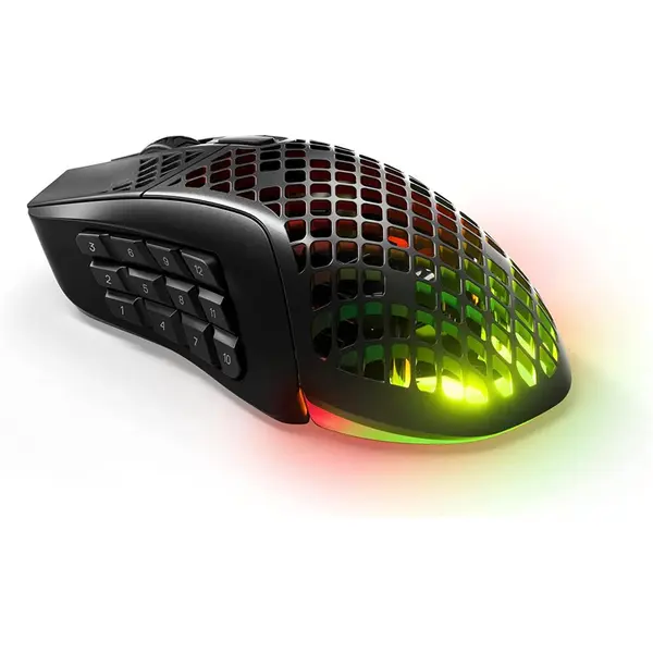 ماوس Steelseries Aerox 9 Wireless Gaming MoUSe Ultra Lightweight Mmo- SteelSeries Aerox 9 Wireless Gaming Mouse