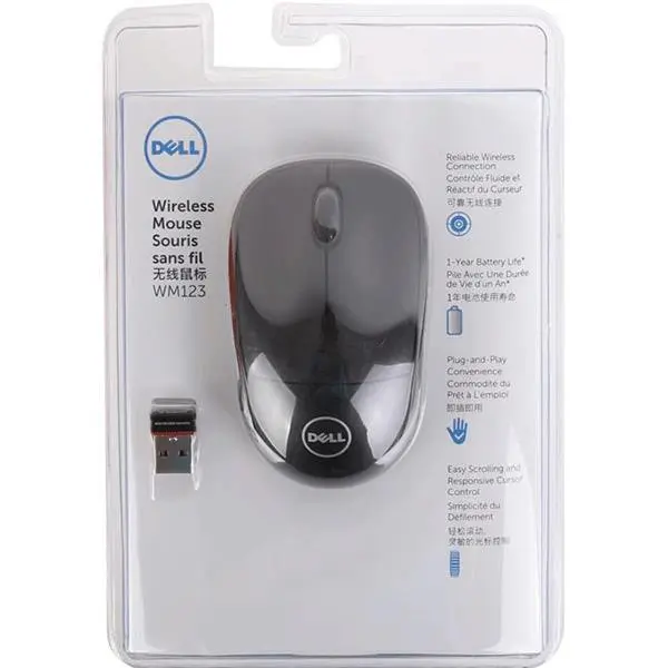 ماوس بی سیم دل مدل WM123 Dell WM123 Wireless Mouse - 2