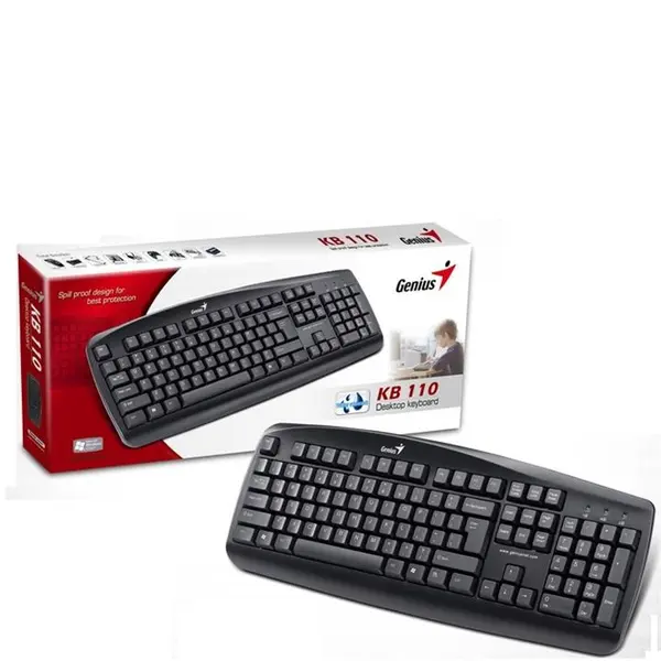 کیبورد باسیم جنیوس کی بی 110 Genius KB-110-USB-Keyboard