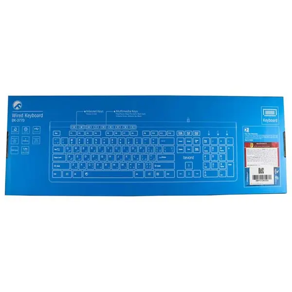 کیبورد باسیم بیاند مدل بی کی 3770 Beyond BK-3770 Wired Keyboard