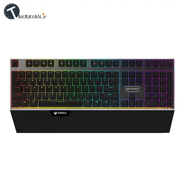 کیبورد با سیم گیمینگ رپو مدل وی 720 RAPOO Arion V720 Wired Mechanical Gaming Keyboard - 5
