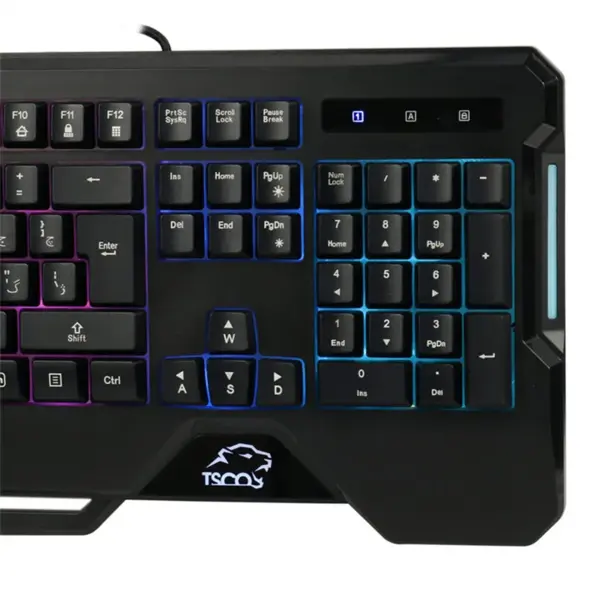 کیبورد باسیم گیمینگ تسکو مدل 8126 GK TSCO GK 8126 Gaming Keyboard