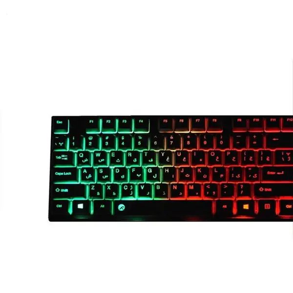 کیبورد سیم دار beyond 7100rgb تا برج 2 سال 1402