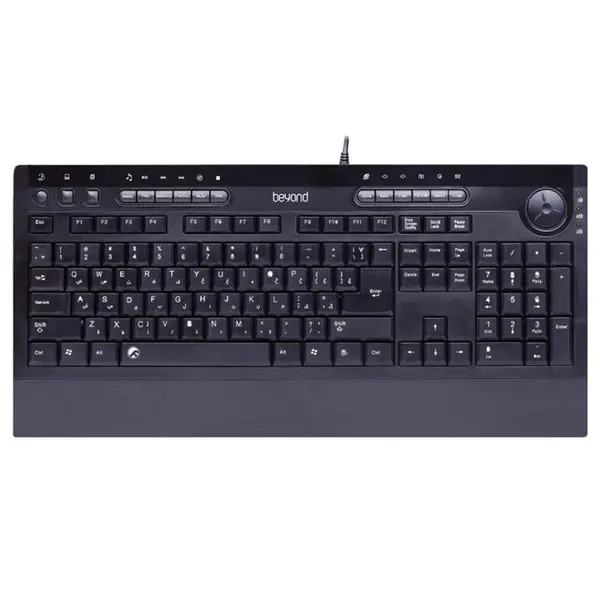 کیبورد باسیم بیاند BK-8700 با حروف فارسی Beyond BK-8700 Keyboard