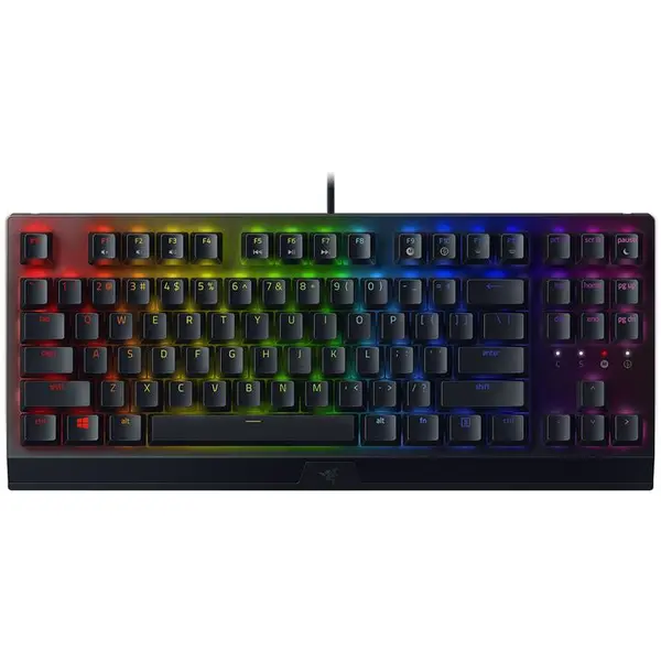 کیبورد گیمینگ ریزربا سیم مدل BLACKWIDOW GREEN SWITCHS