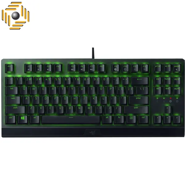 کیبورد گیمینگ ریزر مدل BlackWidow X TKL GREEN Switch