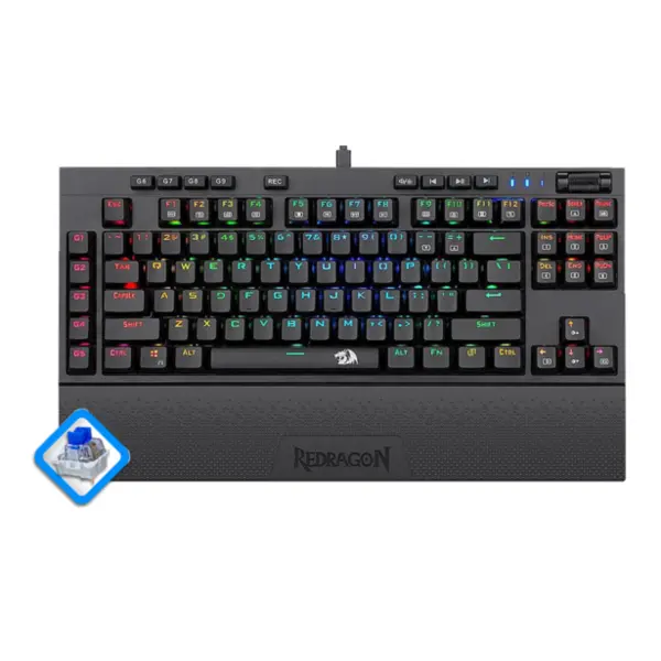 کیبورد بازی مکانیکی ردراگون مدل Broadsword K588 Redragon Broadsword K588 RGB