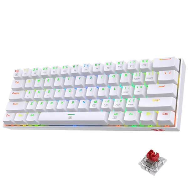 کیبورد بازی مکانیکی ردراگون مدل Dragonborn K630 Redragon DragonBorn K630 With Red M