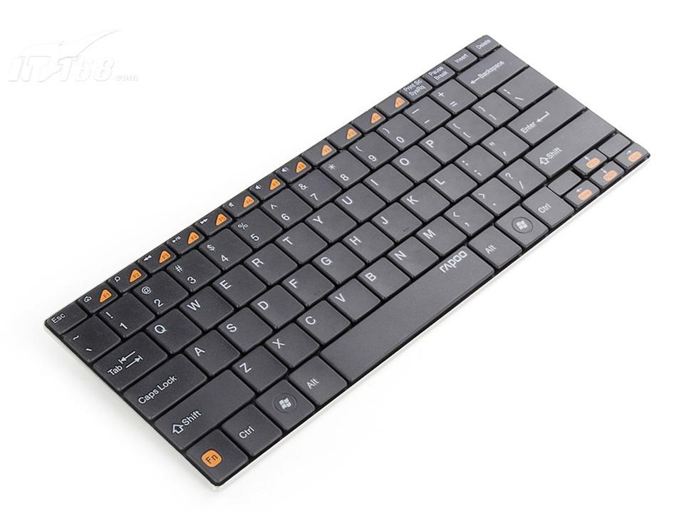 Rapoo E6100 Wireless Bluetooth Ultra-Slim Keyboard Black