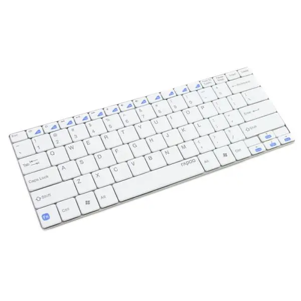 کیبورد بسیار باریک و بلوتوث رپو مدل E6100 Rapoo E6100 Wireless Bluetooth Ultra-Slim Keyboard Black - 4