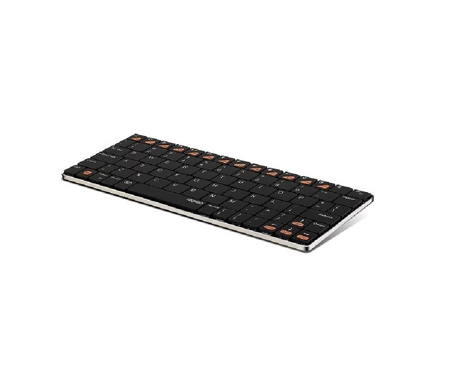 Rapoo E6100 Wireless Bluetooth Ultra-Slim Keyboard Black