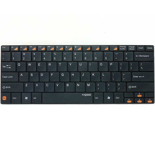 Rapoo E6100 Wireless Bluetooth Ultra-Slim Keyboard Black