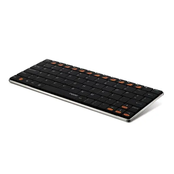 کیبورد بلوتوث و بسیار باریک رپو مدل E6500 Rapoo Bluetooth Ultra-Slim E6500 Black - 4